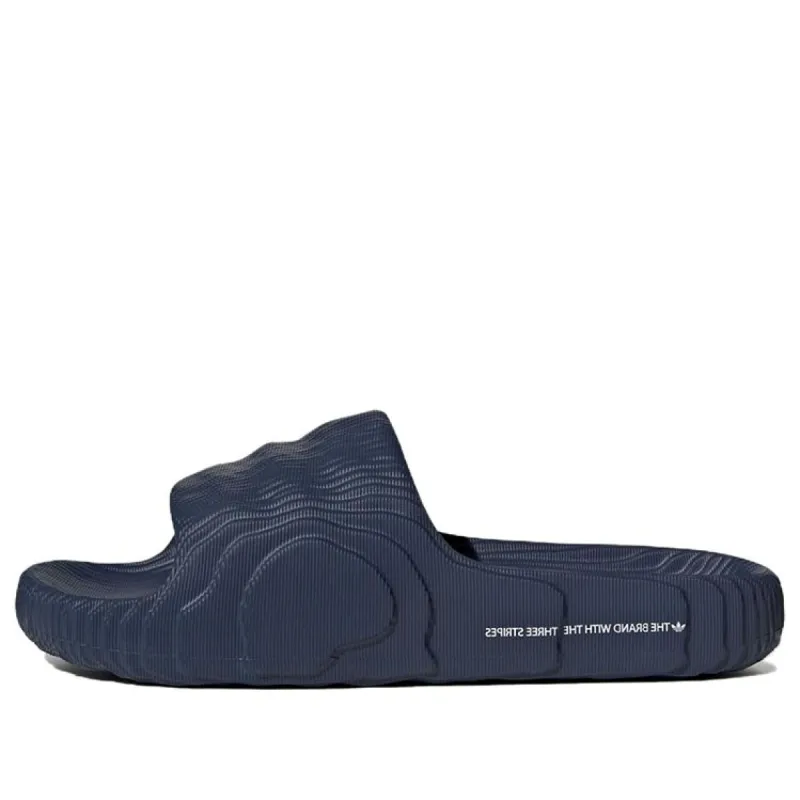Adidas Adilette 22 Slides 'Dark Blue' IG7497 sold by KicksCrew