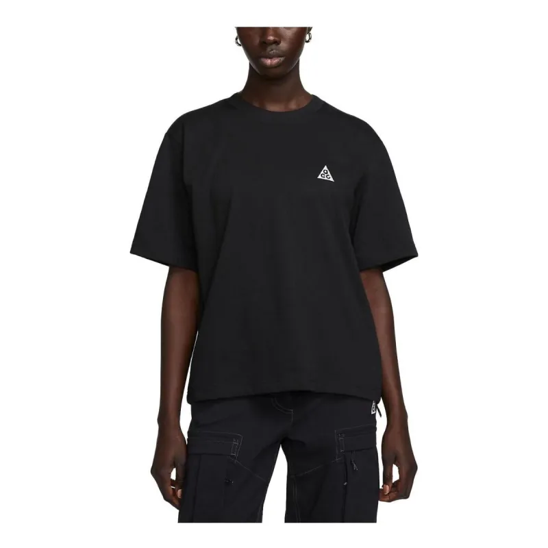 (WMNS) NIKE ACG Short-Sleeve T-Shirt 'Black' DJ3647-011 sold by KicksCrew