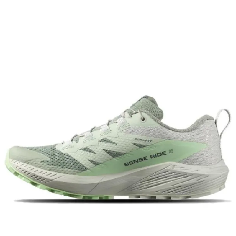 (WMNS) SALOMON Sense Ride 5 'Lily Pad Metal' 473141 sold by KicksCrew