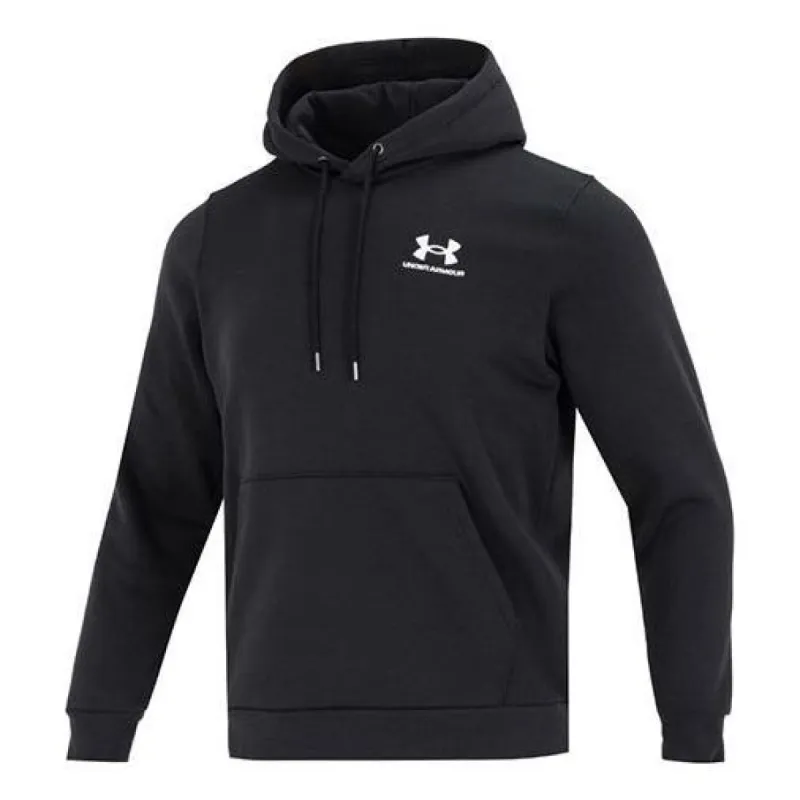 Under Armour Essential Fleece Hoodie 'Black' 1373880-001 sold by KicksCrew