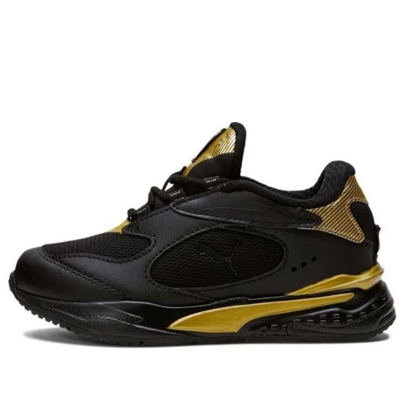 (GS) PUMA RS-Fast 'Black Gold Metal' 375414-01 sold by KicksCrew