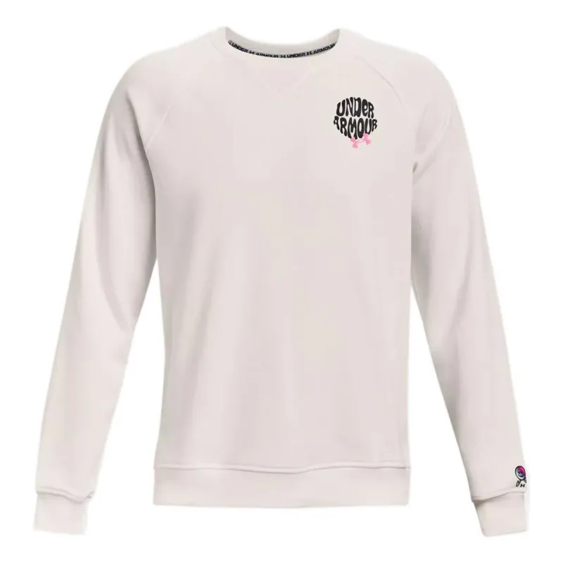 Under Armour Logo Sweatshirt 'Beige' 1373837-112 sold by KicksCrew