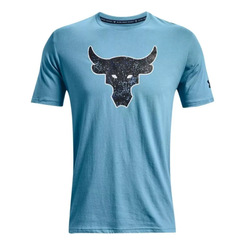 Under Armour Project Rock Brahma Bull Short Sleeve T-shirt 'Sky Blue' 1371214-416 sold by KicksCrew
