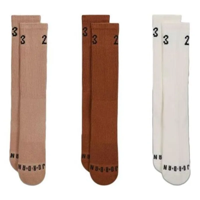 Air Jordan Essentials Crew Socks (3 Pairs) 'Multi Color' DA5718-901 sold by KicksCrew