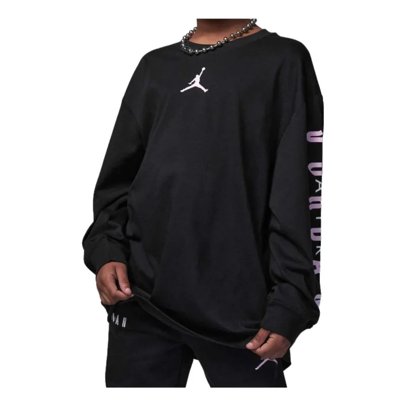 (GS) Air Jordan Jumpman Soft Touch T-shirt 'Black' FV5886-010 sold by KicksCrew