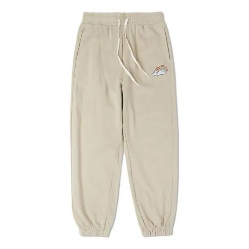 Converse Rainbow Logo Sweatpants 'Tan' 10025829-A01 sold by KicksCrew