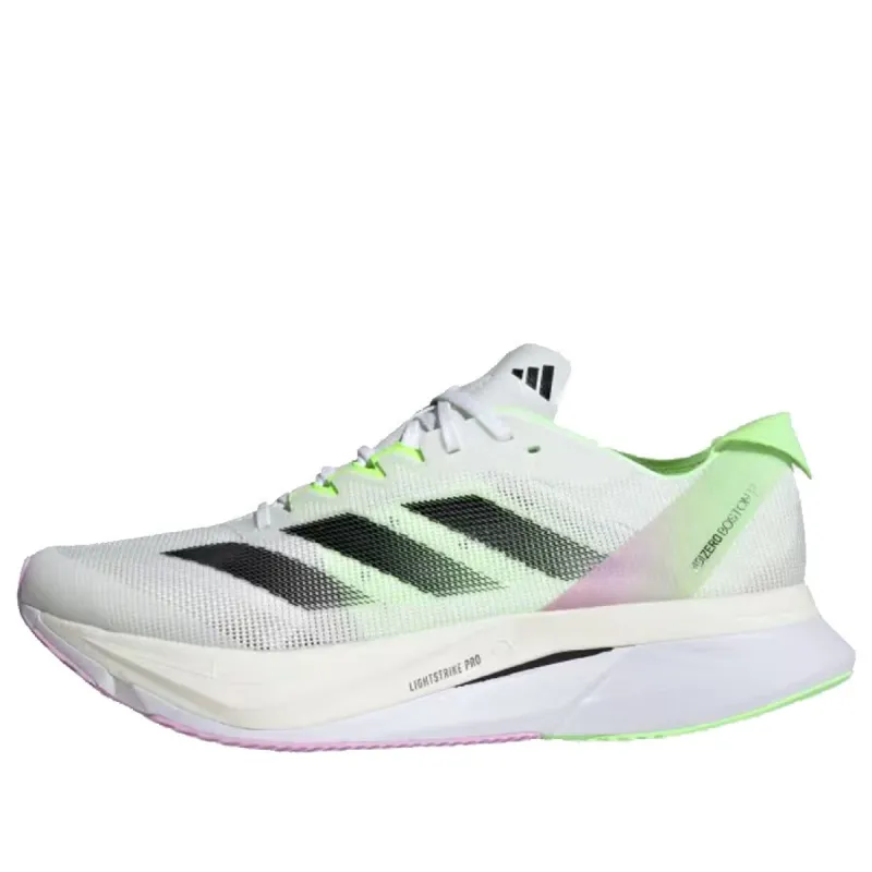 adidas Adizero Boston 12 'Cloud White Green Spark' IG3321 sold by KicksCrew