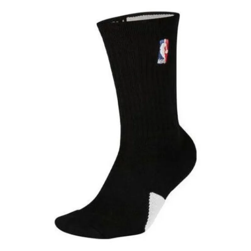 Air Jordan x NBA Logo Crew Socks 'Black' SX7589-010 sold by KicksCrew