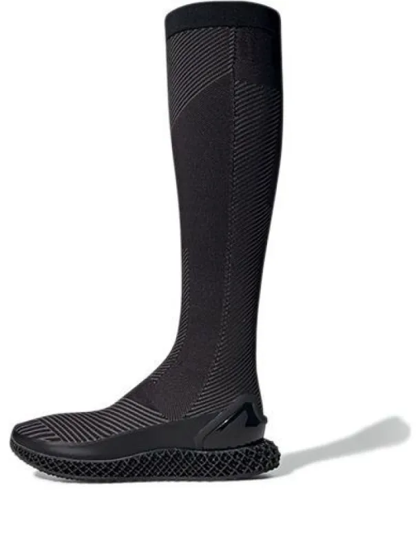 (WMNS) Adidas by Stella McCartney Alphaedge 4D High Shoes 'Core Black' FW6356 sold by KicksCrew