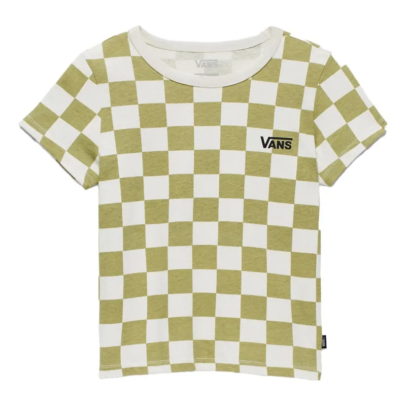 (WMNS) Vans Amstone Mini T-Shirt 'Olive Green' VN000F2ZBD4 sold by KicksCrew