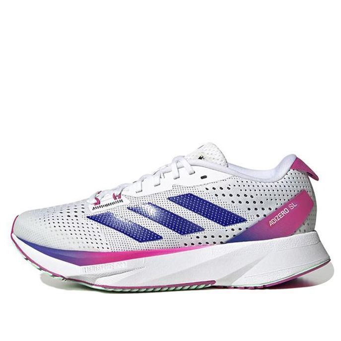 (GS) adidas Adizero SL J 'White Lucid Blue Fuchsia' H06413 sold by KicksCrew