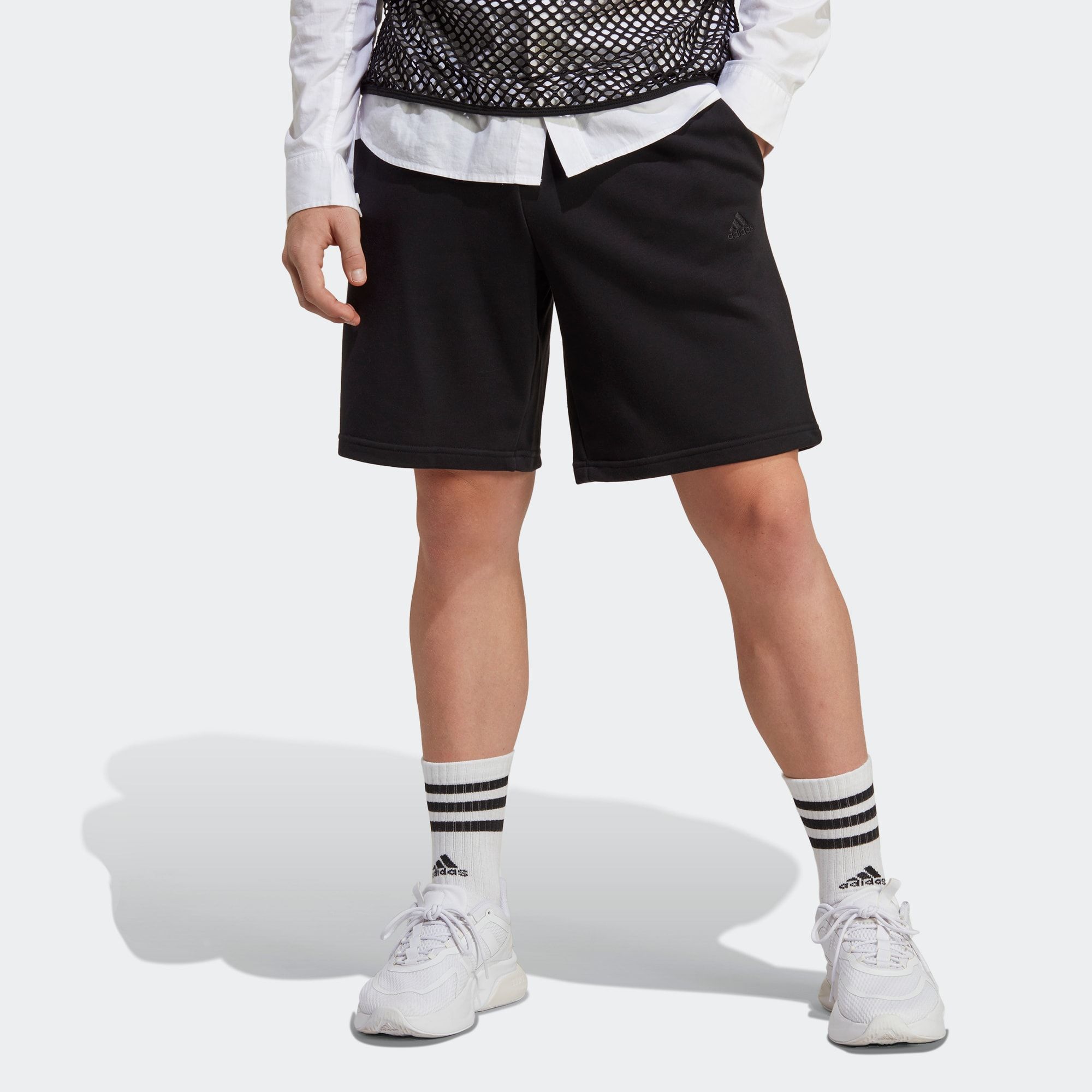 Adidas All Szn French Terry Shorts 'Black' IC9756 sold by KicksCrew product image thumbnail 2