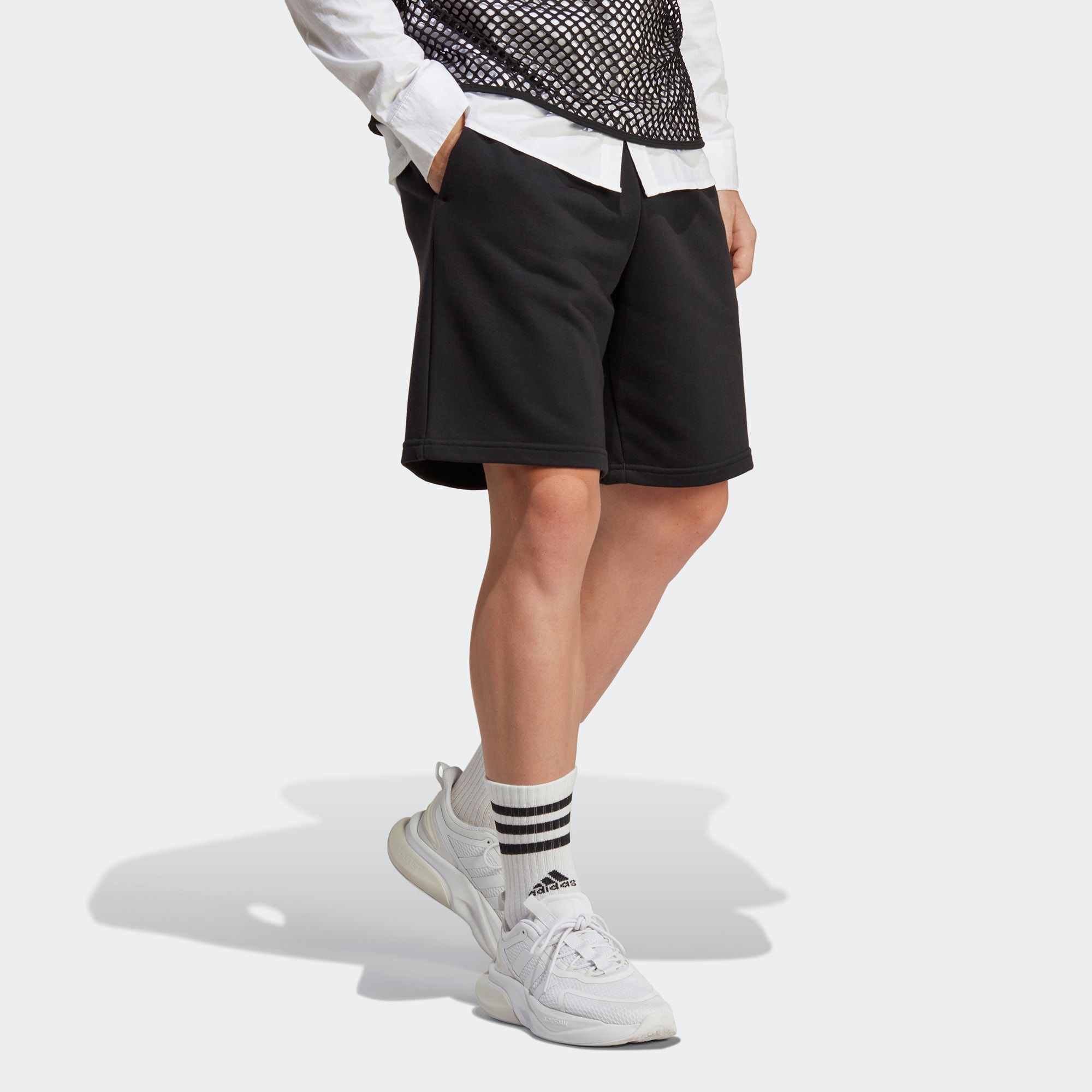 Adidas All Szn French Terry Shorts 'Black' IC9756 sold by KicksCrew product image thumbnail 4