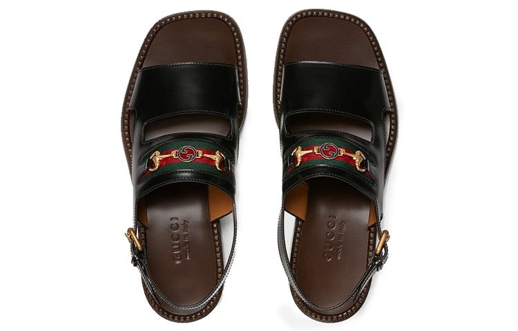 GUCCI Briah Sandals 'Black Brown' 653895-DKSJ0-1060 sold by KicksCrew product image thumbnail 3