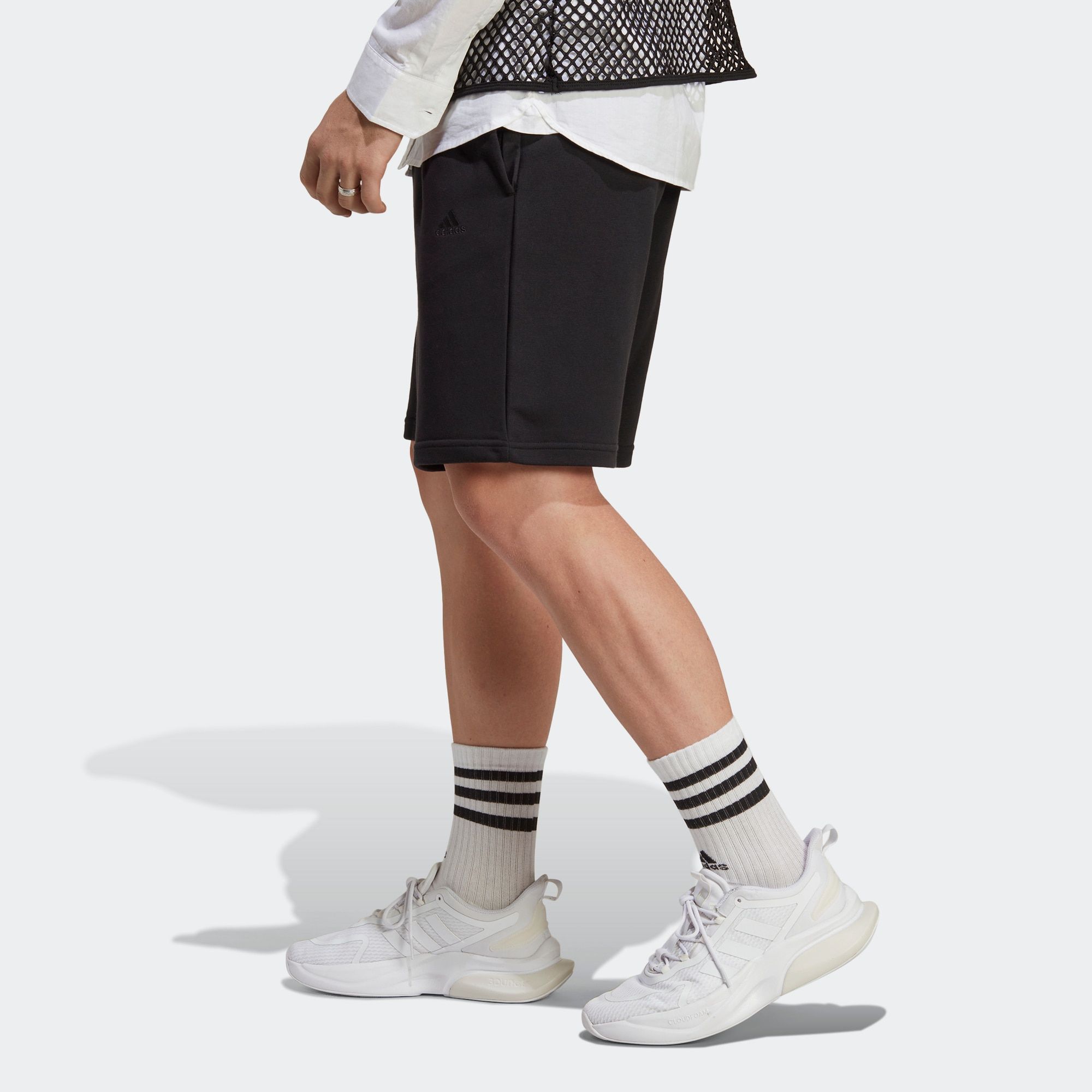 Adidas All Szn French Terry Shorts 'Black' IC9756 sold by KicksCrew product image thumbnail 5