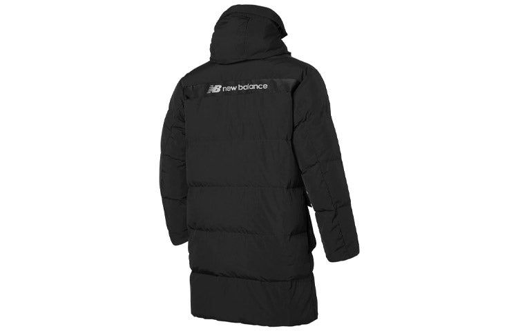 New Balance Sportswear Classic Long Puffer Jacket 'Black' NP943061-BK sold by KicksCrew product image thumbnail 2