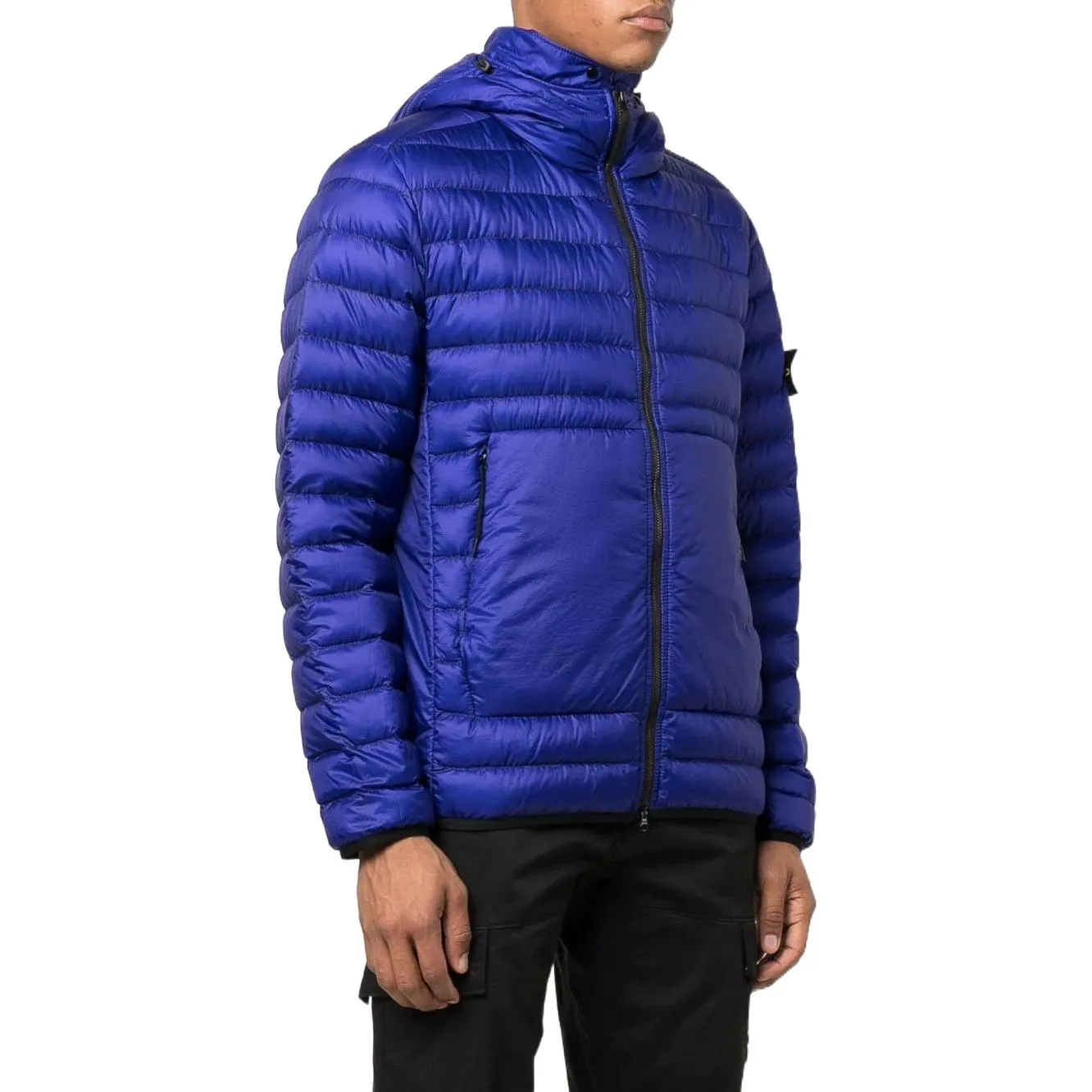 STONE ISLAND Hooded Down Jacket 'Blue' 761540324-V0022 sold by KicksCrew product image thumbnail 3