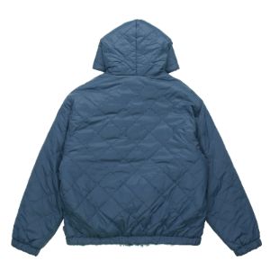 Supreme Faux Fur Reversible Hooded Jacket 'Teal White' SUP-FW20-318 sold by KicksCrew