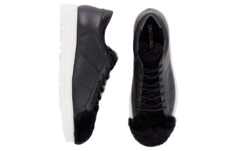 Onitsuka Tiger Court-T Shoes 'Black White' 1183A924-001 sold by KicksCrew