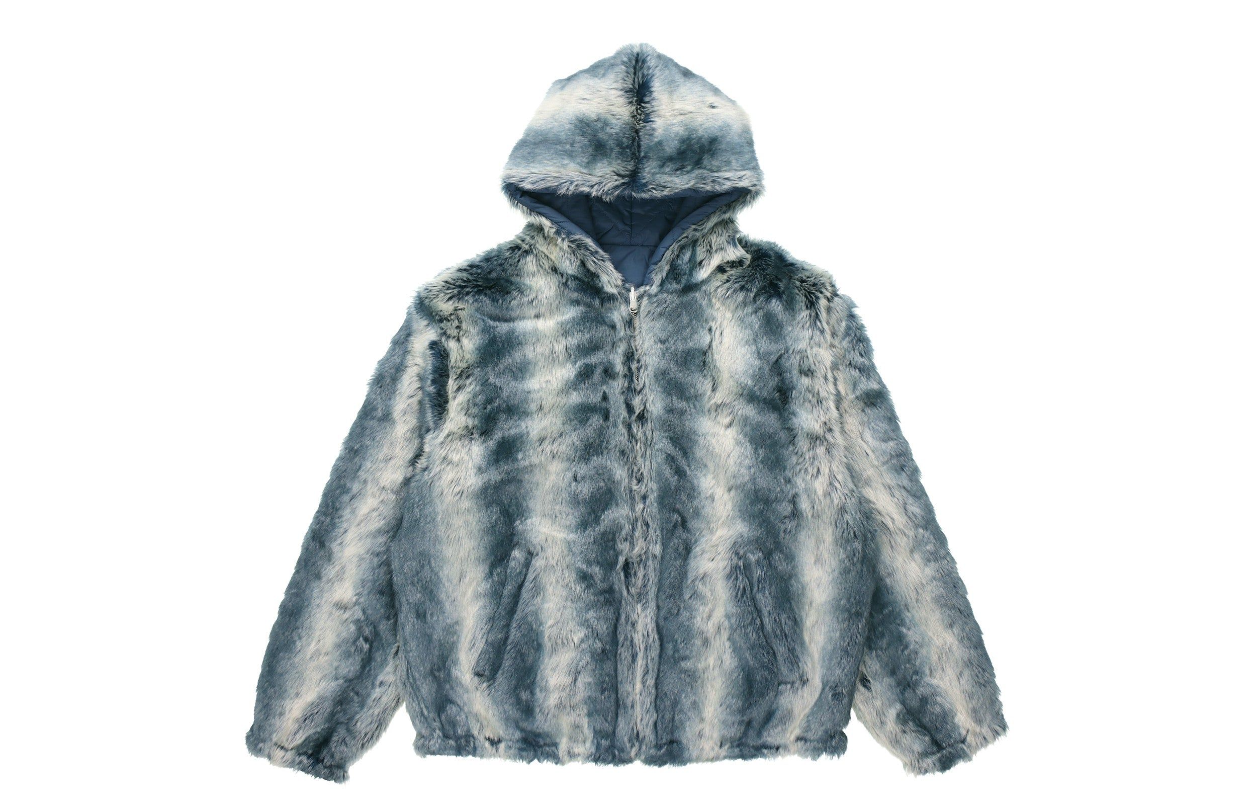 Supreme Faux Fur Reversible Hooded Jacket 