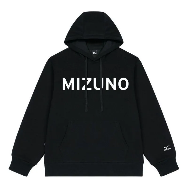 Mizuno Logo Casual Hoodie 'Black' A2CA2A34 sold by KicksCrew