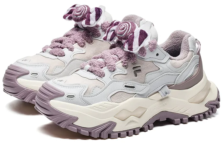 (WMNS) FILA FUSION Bianco Fashion Sneakers 'White Purple' T12W241121FLL sold by KicksCrew product image thumbnail 2