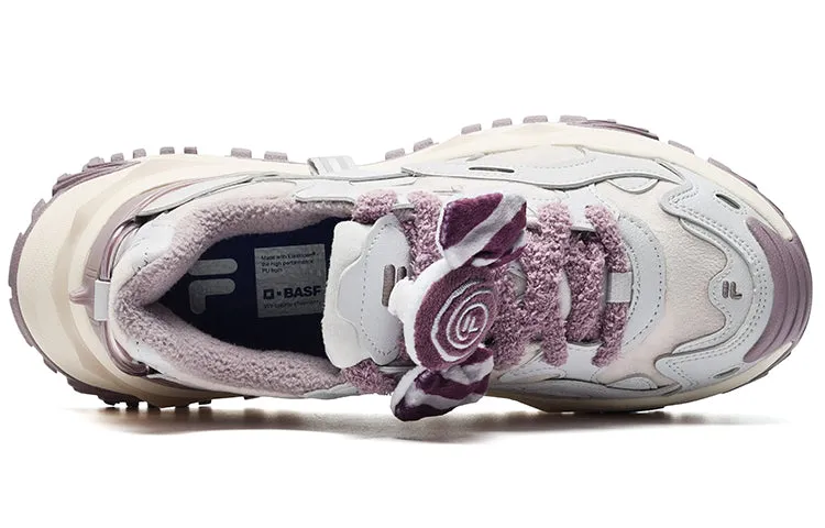 (WMNS) FILA FUSION Bianco Fashion Sneakers 'White Purple' T12W241121FLL sold by KicksCrew product image thumbnail 3