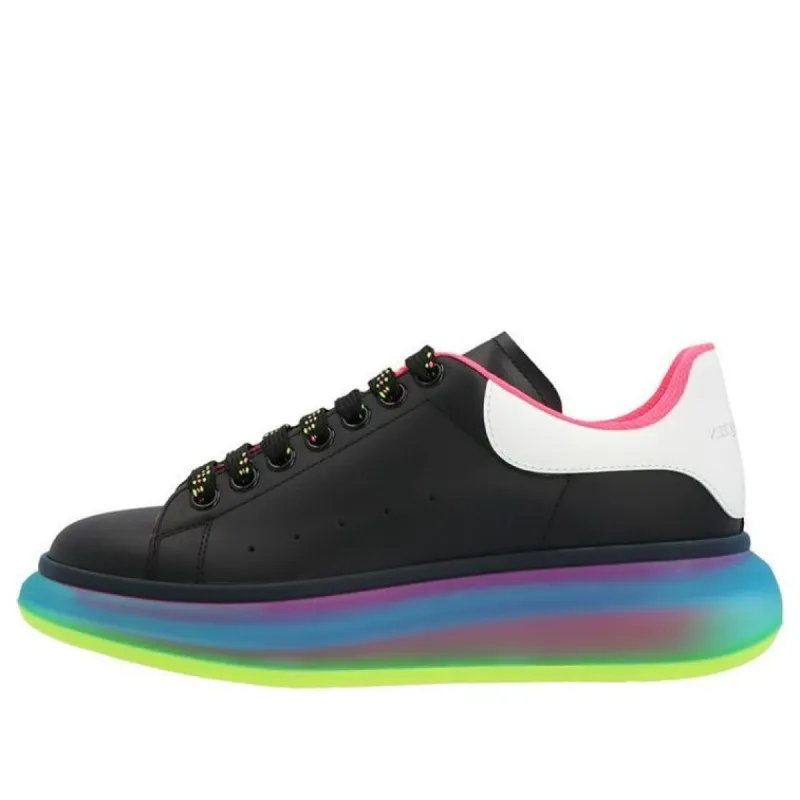 Alexander McQueen Oversized Sneaker 'Transparent Sole - Black Gradient' 662657WIBN31584 sold by KicksCrew
