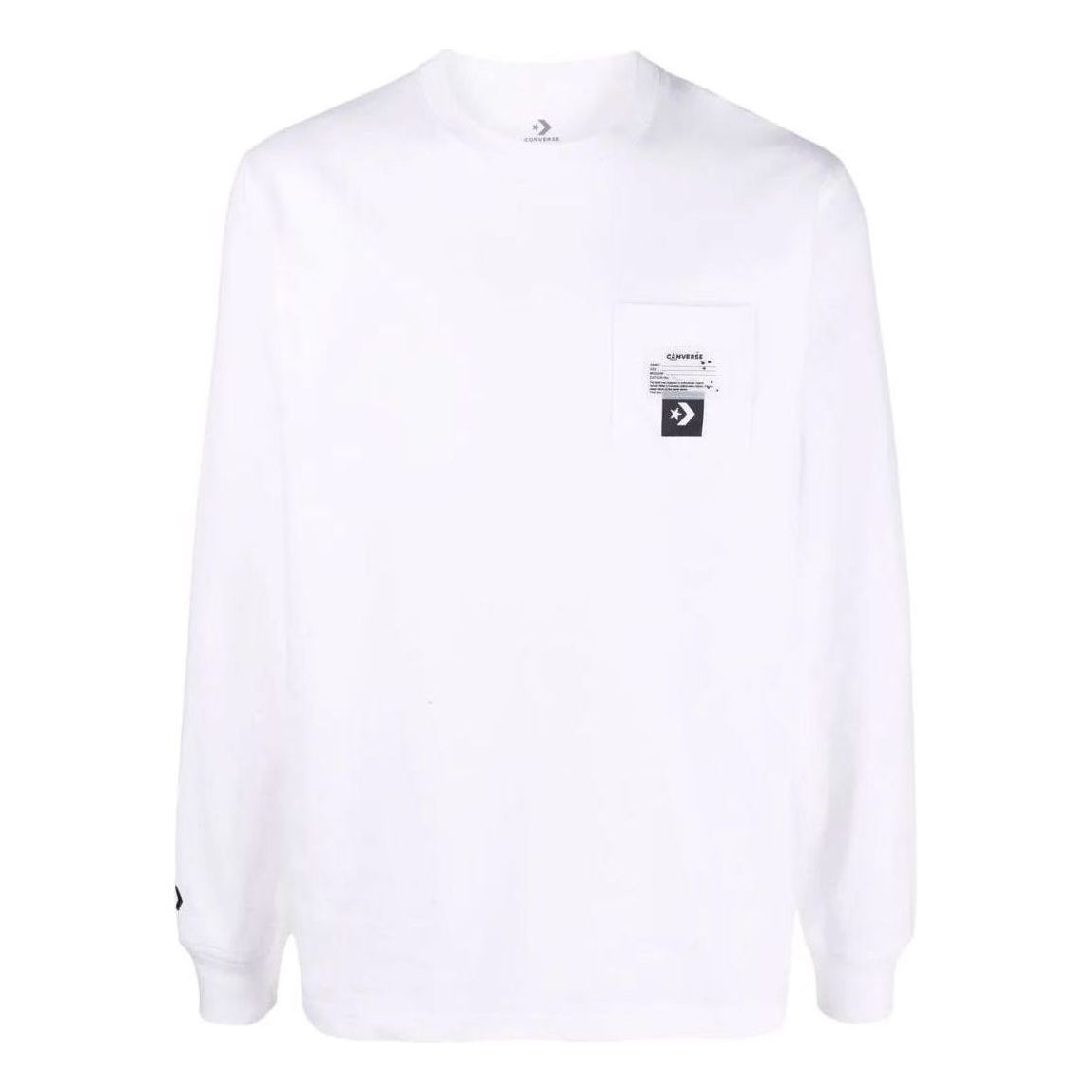Converse x Josh Vides Long Sleeve Pocket Tee 'White' 10023693-A01 sold by KicksCrew