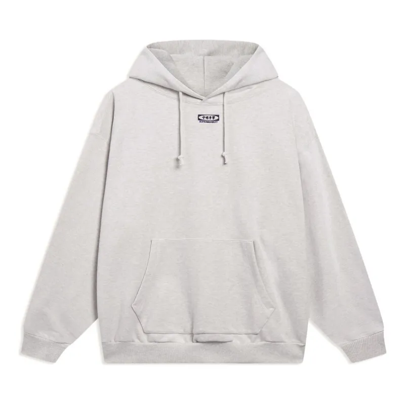 Li-Ning Chinese Culture Graphic Hoodie 'Grey' AWDT239-1 sold by KicksCrew