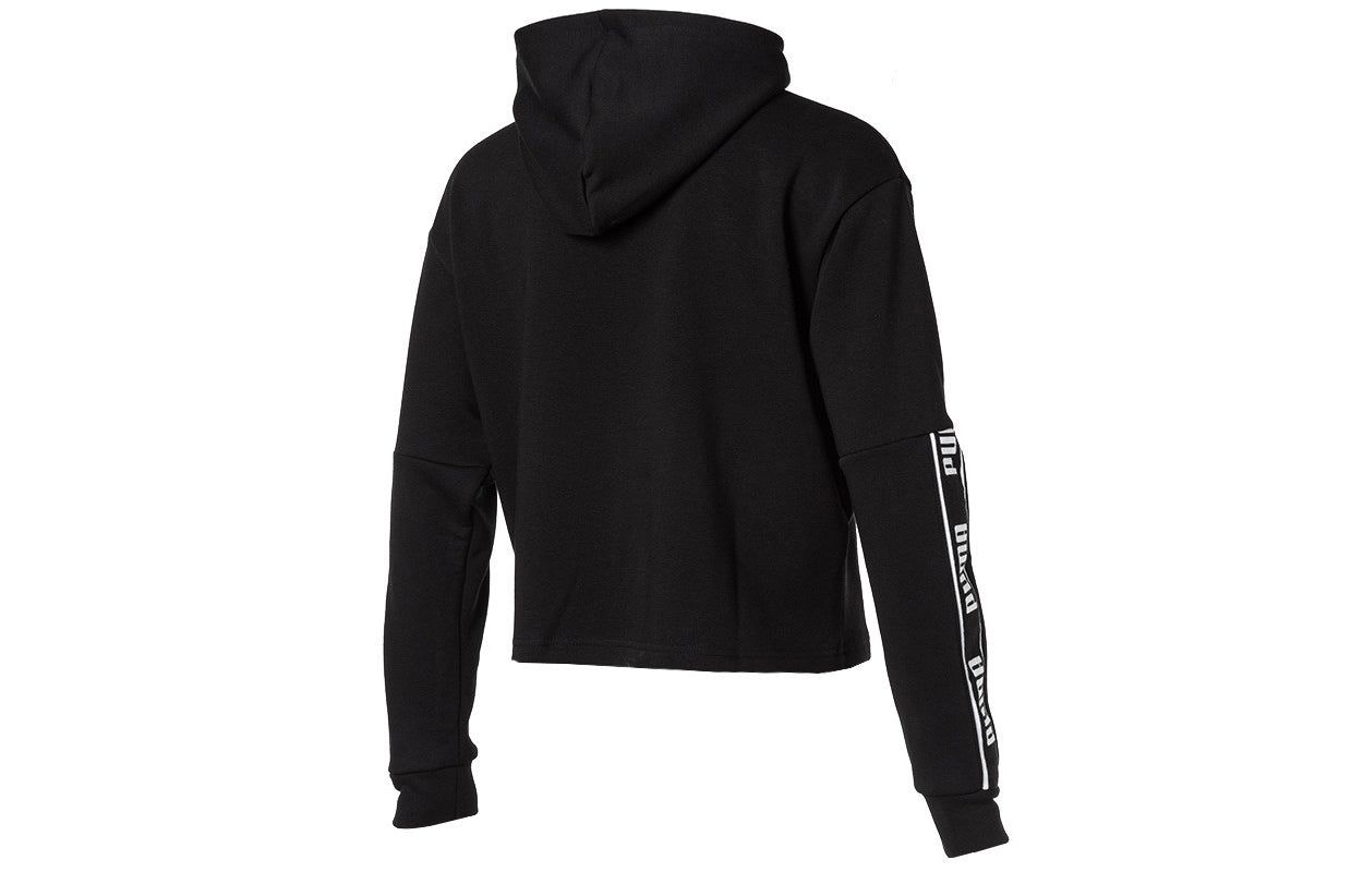 (WMNS) Puma ESS Tape Hoodie 'Black' 581059-01 sold by KicksCrew product image thumbnail 2