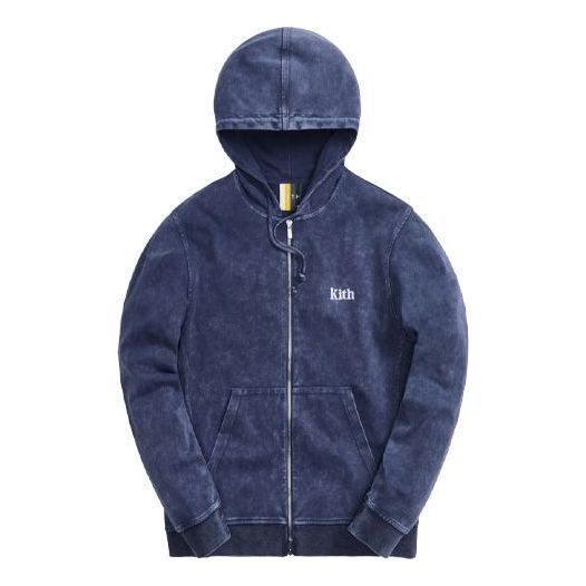 KITH Williams III Hoody Jacket 'Washed Navy' KH2706-401 sold by KicksCrew