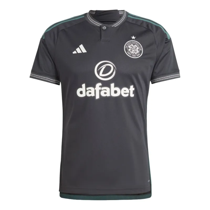 adidas Celtic FC 23/24 Away Football Jersey Asia Sizing 'Black' HY3322 sold by KicksCrew