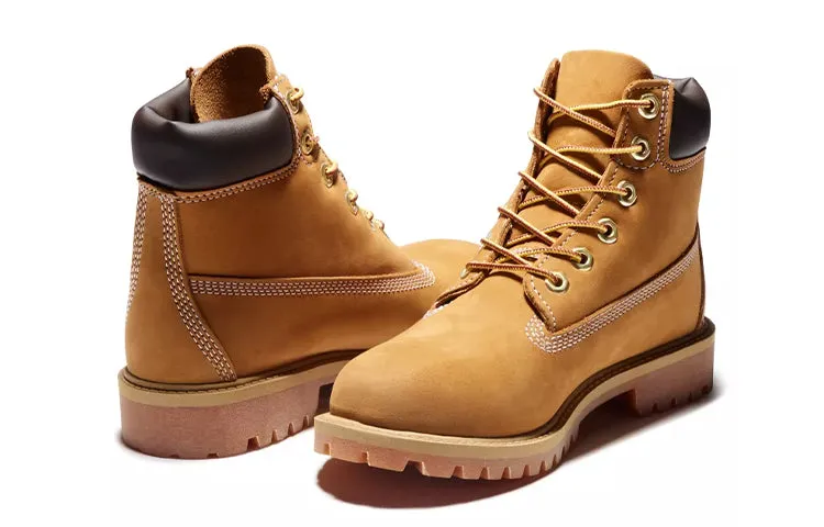 (GS) Timberland Premium 6-Inch Waterproof Boots 'Wheat' 12909713 sold by KicksCrew product image thumbnail 4