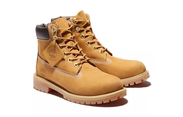 (GS) Timberland Premium 6-Inch Waterproof Boots 'Wheat' 12909713 sold by KicksCrew product image thumbnail 3