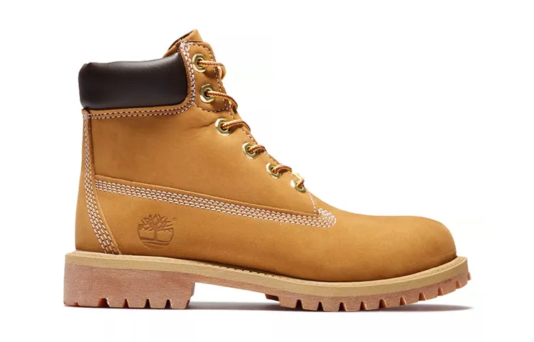 (GS) Timberland Premium 6-Inch Waterproof Boots 'Wheat' 12909713 sold by KicksCrew product image thumbnail 2