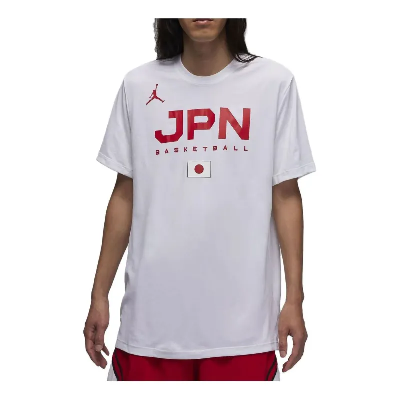 Air Jordan Dri-FIT Basketball Training Japan T-Shirt 'White' FQ5939-100 sold by KicksCrew