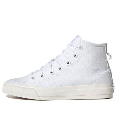 (WMNS) adidas Nizza Hi RF 'Triple White' GZ7540 sold by KicksCrew