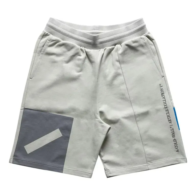 A-COLD-WALL* Hemisphere Print Shorts 'Chalk Grey' ACWMB056-CHALK sold by KicksCrew