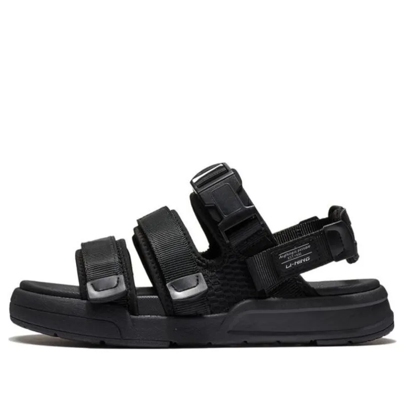 Li-Ning Coca Sandals 'Black' AGUS003-1 sold by KicksCrew