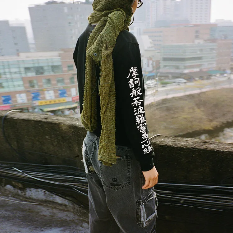 Supreme x Blackmeans L/S T-Shirt 'Black White' SUP-FW23-242 sold by KicksCrew product image thumbnail 3