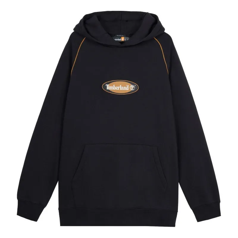 Timberland Logo Hoodie 'Black' A6Q5H-001 sold by KicksCrew