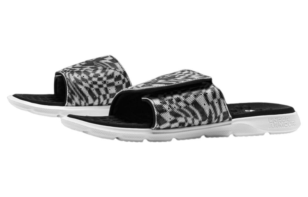 Under Armour Ignite Pro Graphic Strap Slide 'Black White' 3026024-003 sold by KicksCrew product image thumbnail 4