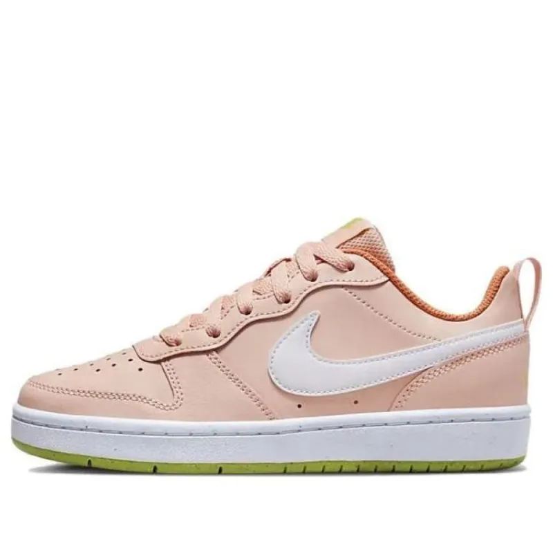 (GS) Nike Court Borough Low 2 'Pink White' BQ5448-800 sold by KicksCrew