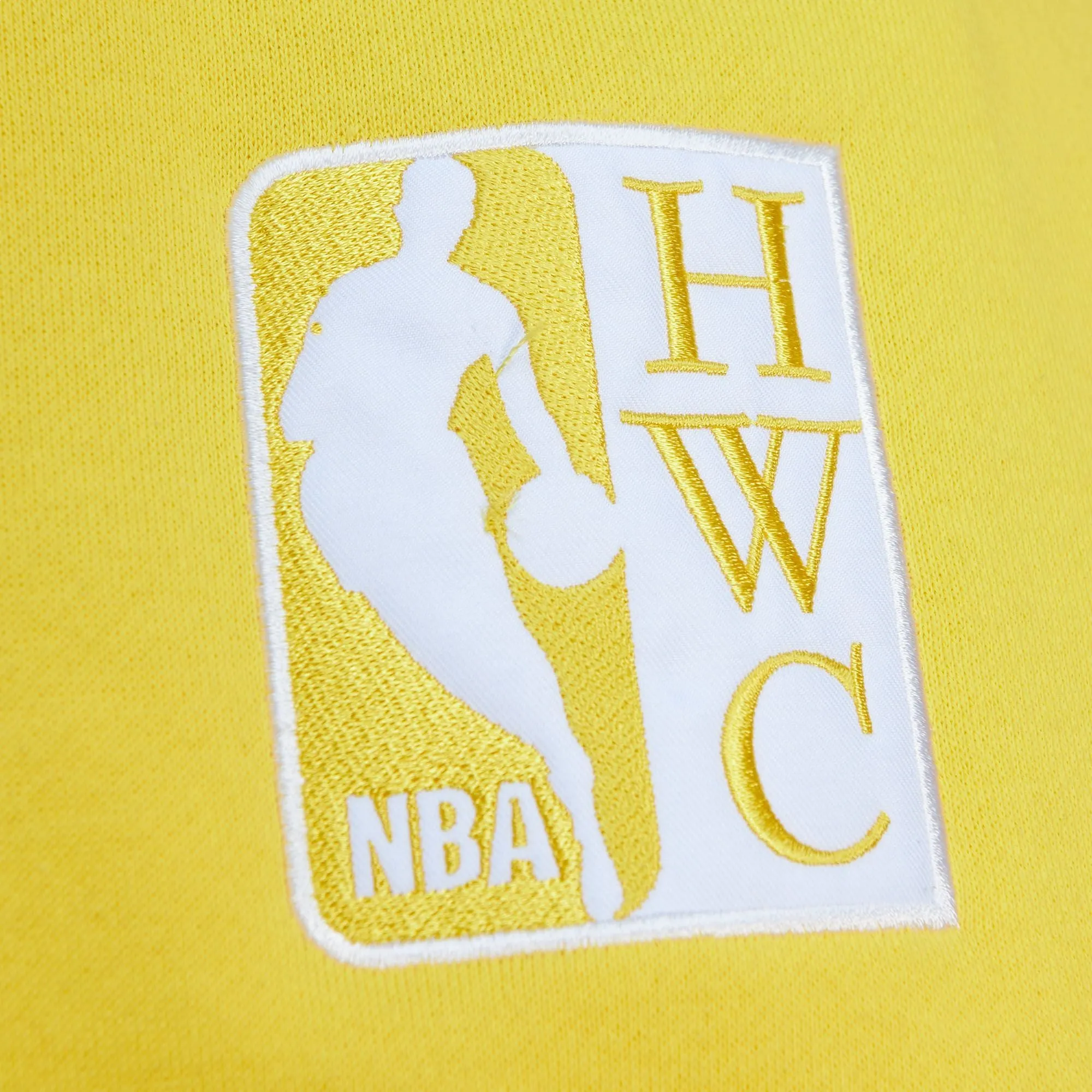 Mitchell & Ness x NBA HWC Night Fleece Hoodie 'Golden State Warriors' FPHD5378-GSWYYPPPROYA sold by KicksCrew product image thumbnail 3