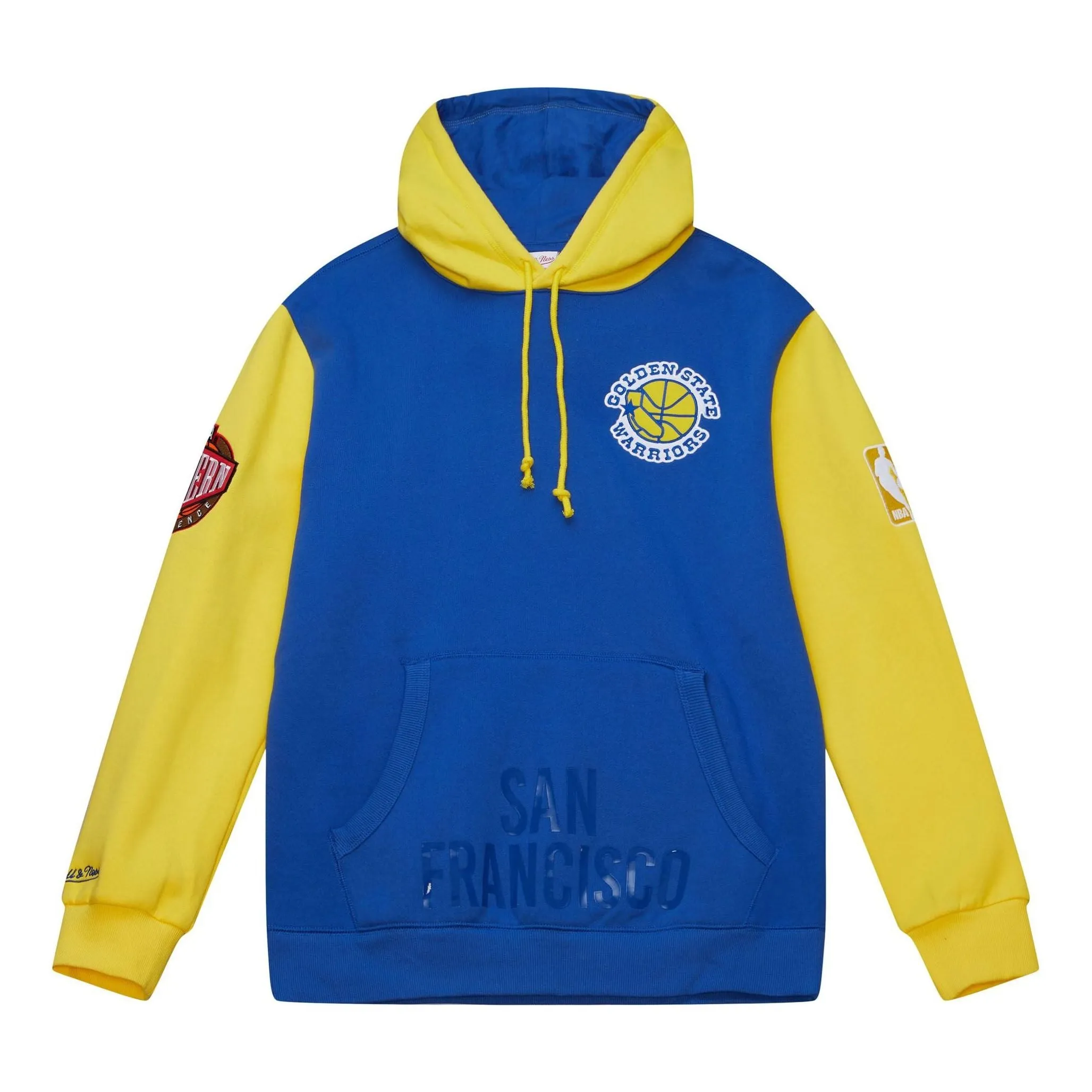 Mitchell & Ness x NBA HWC Night Fleece Hoodie 'Golden State Warriors' FPHD5378-GSWYYPPPROYA sold by KicksCrew