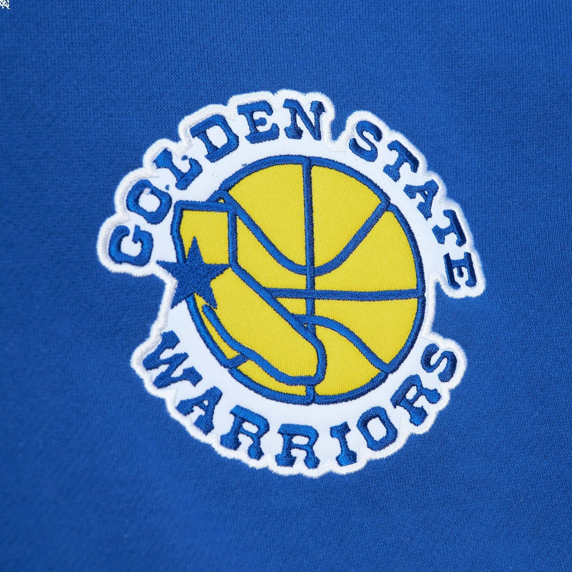 Mitchell & Ness x NBA HWC Night Fleece Hoodie 'Golden State Warriors' FPHD5378-GSWYYPPPROYA sold by KicksCrew product image thumbnail 5