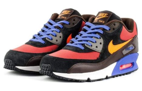Nike Air Max 90 Winter PRM 'Black Red Blue Orange' 683282-600 sold by KicksCrew
