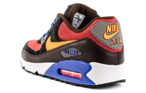 Nike Air Max 90 Winter PRM 'Black Red Blue Orange' 683282-600 sold by KicksCrew