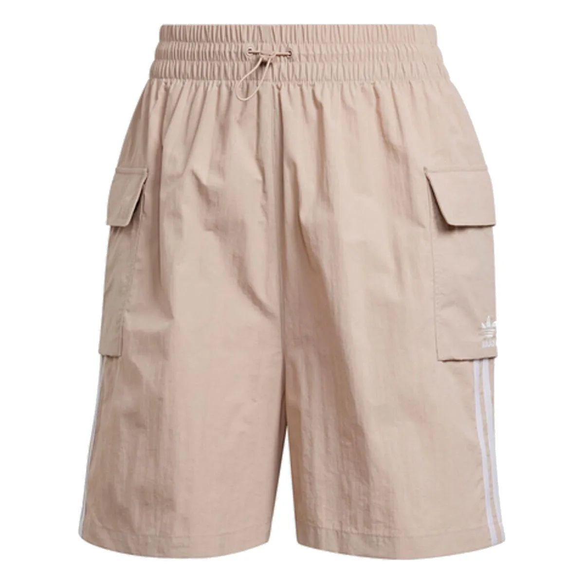 (WMNS) adidas Adicolor Cargo Shorts 'Brown' JH1074 sold by KicksCrew
